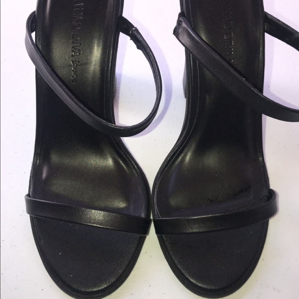 Strapped Back Heels